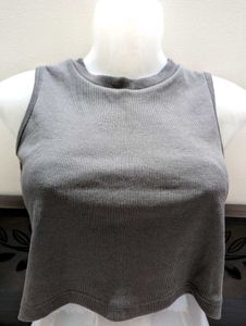 Grey Crop Top 🩶♥️🩶
