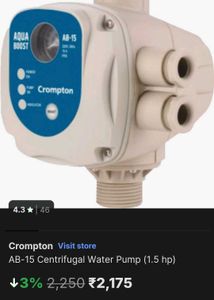 Crompton AB-15 Water Pump full working condition 1