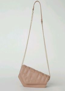 Iykyk Asymmetric Stich Textured Sling Bag