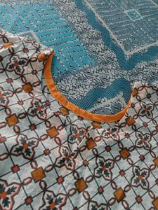 Beautiful Yellow And White Short Kurti
