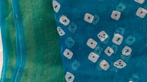 Blue Saree