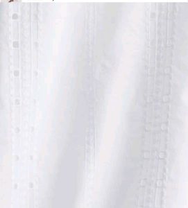 H&amp;M White Eyelet Embroidered Blouse