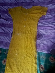 Elegant Mustard Kurta