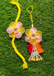 Floral Rakhi Set