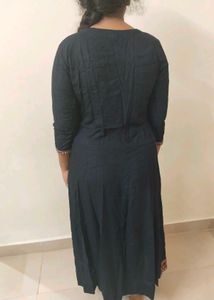 Embroidered Black Kurti👀