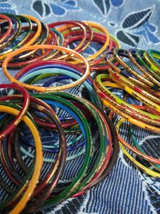 Colorful Bangle Bracelet Set Pack Of 62