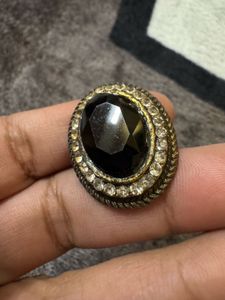 Black Statement Ring