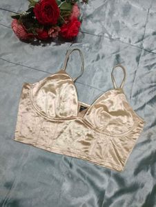 Shein Satin Corset Top