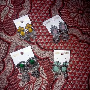 Combo 4 New Earrings