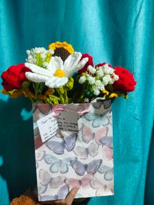 Crochet Valentine Bouquet