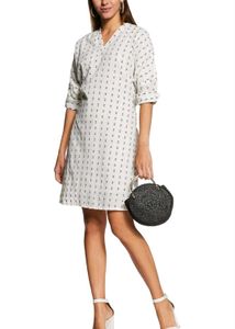 Cotton Shift Knee Length Dress