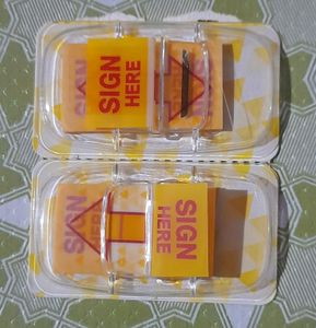 Deli Strong Adhesive Bright Colour Sticky Notes