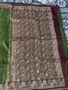 Heavy Party Wear Pure Silk Banarasi Saree