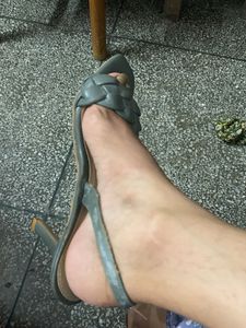 Sea Green Blocked Heels