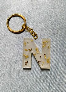 Letter &#39;N&#39; Keychain