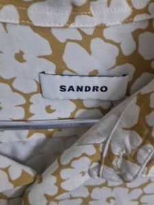 orignal sandro  Floral Print Shirt
