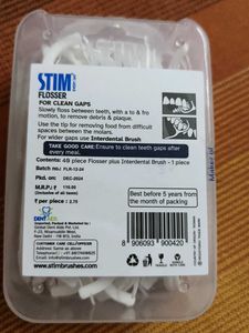 STIM Dental Flosser Easy Plaque Removal