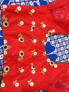Red Saree Blouse