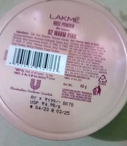 Lakme Rose Powder.