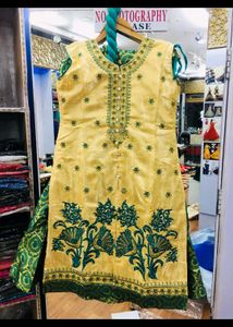 Elegant Embroidered Ethnic Gown