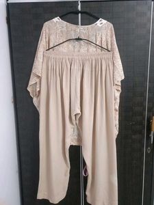 3-Piece Outfit with Paisley Kimono
