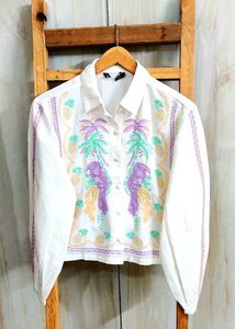 Tropical Embroidered Shirt-40