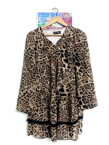 Leopard Print Mini Dress