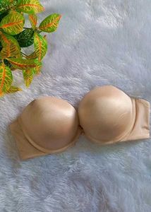 LA Senza Nude Push Ups Padded Tube Bra