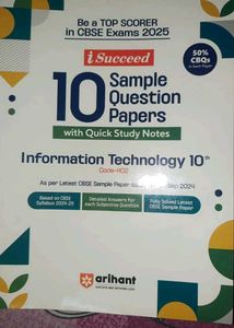 Information Technology Arihant SP Class 10th