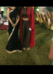 Elegant Black Saree