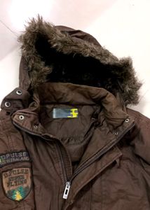 D-PULSE JEANS - Fur Jacket