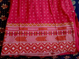 Pink Polka Printed Dress