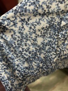 Floral Cinched Button-Down Top