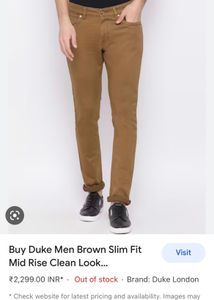 Bro From Myntra Only One Time Wear Jeans 32 Size