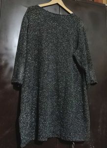 Silver Work Partywear Top For 50 Bust
