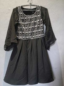 Elegant Black Ethnic Gown