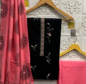 Cotton Unstitched Dress Set