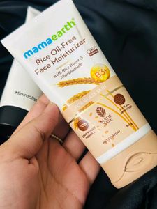 Minimalist Sunscreen With Mamaearth Moisturizer