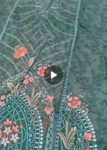 Elegant Maroon Embroidered Suit