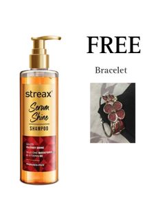 Streax Serum Shine Shampoo + Bracelet Clutch Free