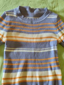 Striped Knit Top