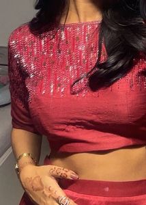 Red Lehenga Choli Set