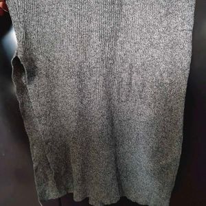 Gray bodycon stretchable shein midi dress