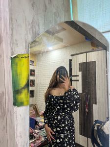 Floral Off-Shoulder Dress
