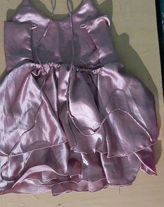 Mauve Skater Mini Dress