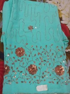 Sequin Design Saree