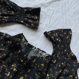 Floral Smocked Blouse