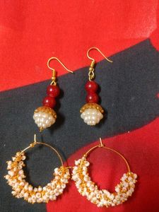 New Handmade Two Earings Party Wear And Casual