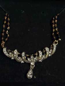Mangalsutra Crystal Chain