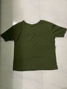 Olive Green Graphic Tee